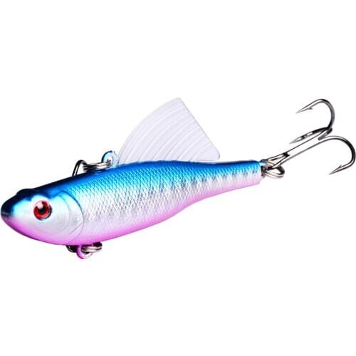 1pcs/Winter fishing Full swimming layer pencil hard bait17g/6.5cm Artificial Crank bait Wobbler Rotating barb fishing gear lure