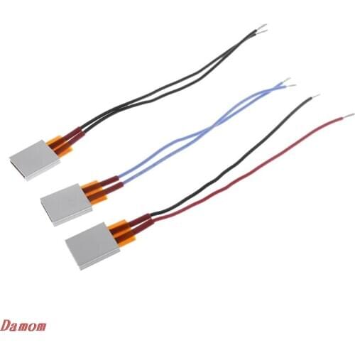 12V PTC Ceramic Electric Heating Plate Aluminum Shell Ceramic Sheet Constant Temperature Heater