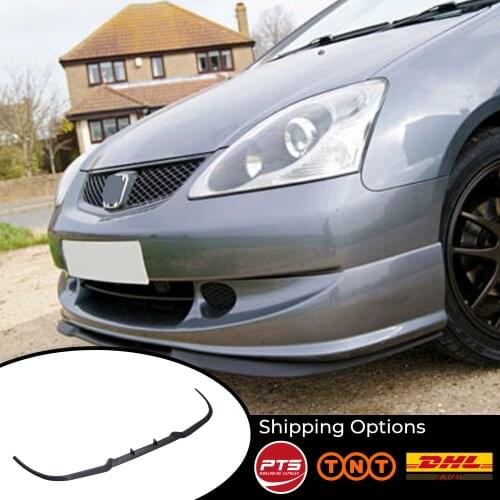 For Honda Civic Si SiR CUPRA R FRONT SPOILER BUMPER LIP Euro Spoiler Lip Universal 3 pcs Body Kit