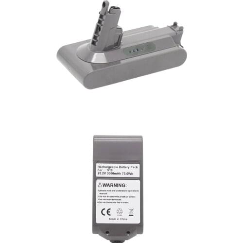 Real V10 Replacement Battery 4000mAh Lithium Rechargeable for Dyson Vacuum Cleaner V10 Fluffy V10 Absolute
