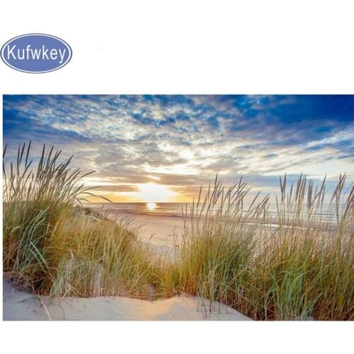 Full Square/Round Drill 5D DIY Seascape Beach Diamond Painting "seaside landscape" 3D Embroidery Cross Stitch Mosaic Home Decor