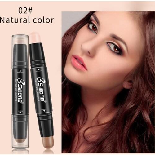 BSIMONE double-head light & shadow fixing stick concealer fixing, face & nose shadow highlighting & brightening stick TSLM1