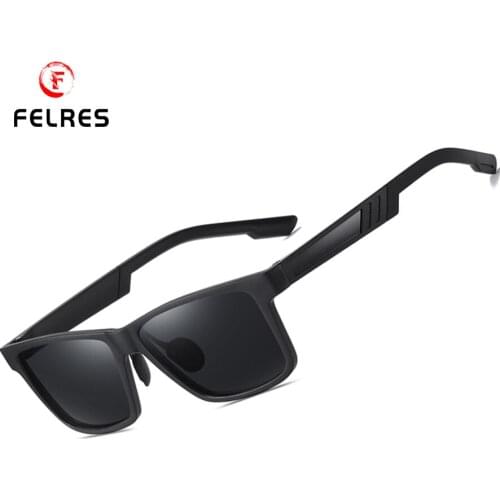 FELRES Men Polarized Sport Square Sunglasses Outdoor Driving Cycling Fishing UV400 Glasses New Design 3381