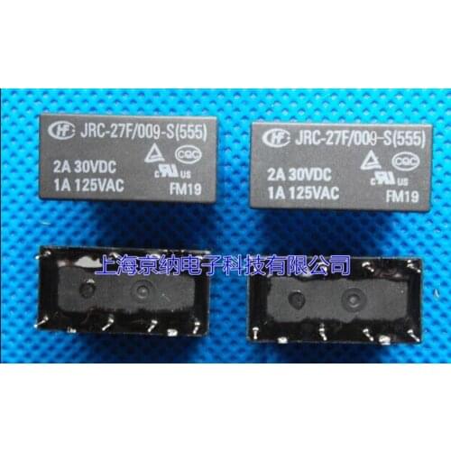 HOT NEW JRC-27F/009-S 9VDC JRC-27F/009-S-9VDC JRC-27F 009-S 9V relay DIP8