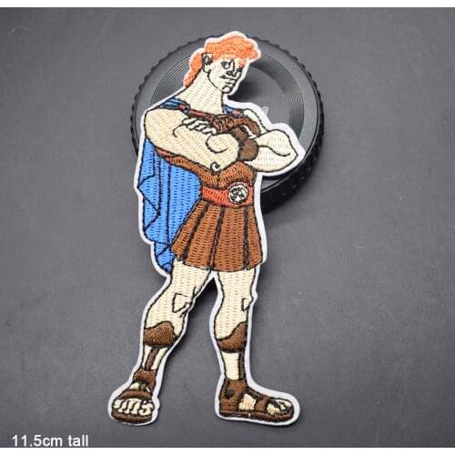 Greek Mythology Sparta Warriors Iron On Embroidered Clothes Patches For Clothing Hercules Gastion Stickers Garment