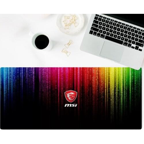 Msi mousepad Boy Gift gaming mouse pad 90x40cm pc computer gamer accessories large mat Kawaii laptop desk protector pads