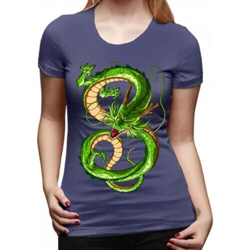 Chinese Style Dragon Printed O-Neck Half Sleeve Harajuku T-shirt Kawaii Cute Womens Short Sleeve Standard T-shirt