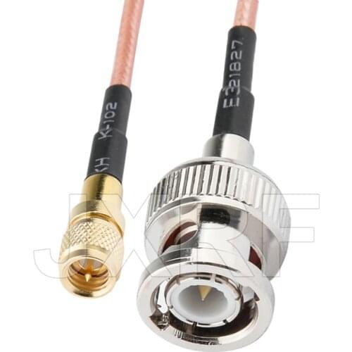 JX connector Microdot Compatible Connectors male 10-32UNF M5 to BNC male Vibration acceleration sensor test cables 0.5M-10 meter
