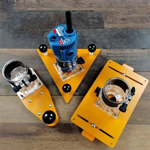 Circle Cutting Jig For Makita Electric Hand Trimmer Wood Router Milling Circle Slotting Trimming Machine Woodworking Tools