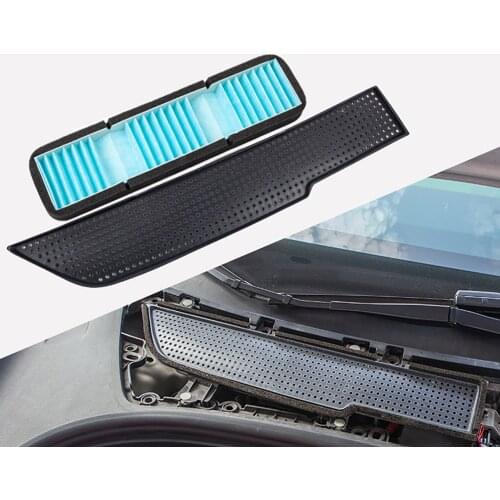 Air Intake Cover with Filter ABS Plastic Air Vent Intake Air Conditioning Air Intake Grille Inlet Cover for tesla Model 3