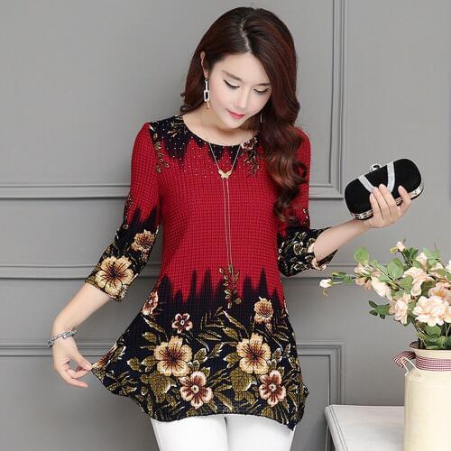 Блузки с цветами LEWVLIOD China At AliExpress