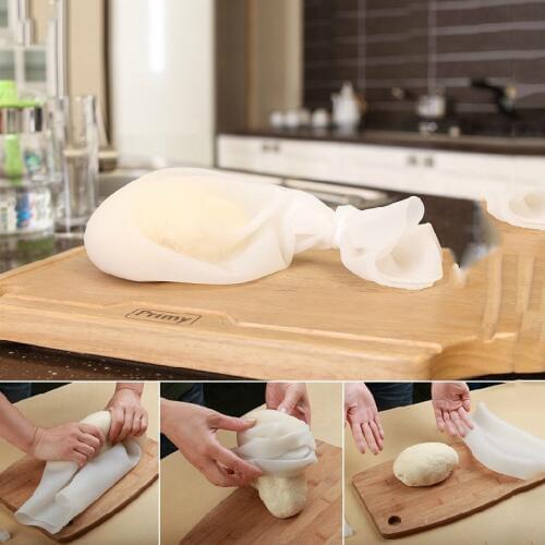 Reusable Fresh Bags Cooking Pastry Tools Soft Silicone Kneading Dough Flour-mixing Bag Kitchen Gadget Accessories Kitchen Tool