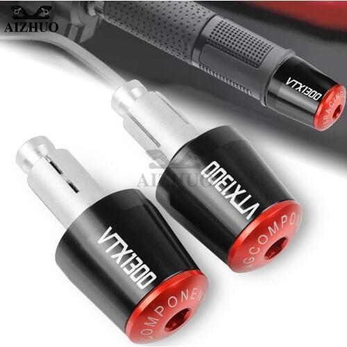 Motorcycle Handlebar End Grips Hand Cap Hand Bar End 7/8"22mm For HONDA VTX1300 VTX 1300 2003 2004 2005 2006 2007 2008-2010