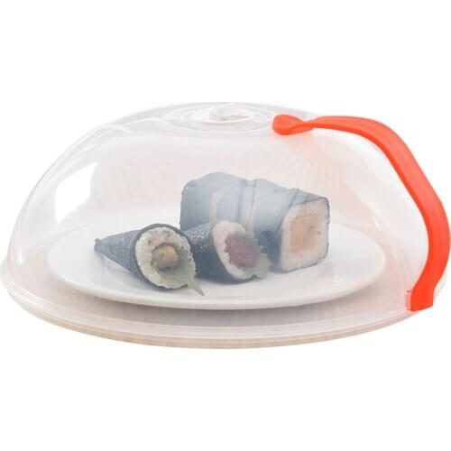 New High Temperature Resistance Food Microwave Cover Anti-scalding Handle Kitchen Food Cover With Rotatable Vent Dropshipping