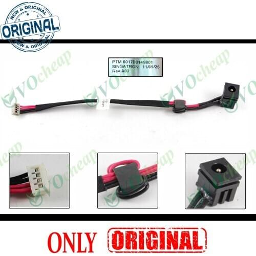 3 x New Laptop DC power jack for Toshiba Satellite A300 A305 A305D Charging Port Socket connector with cable PJ108 6017B0149801