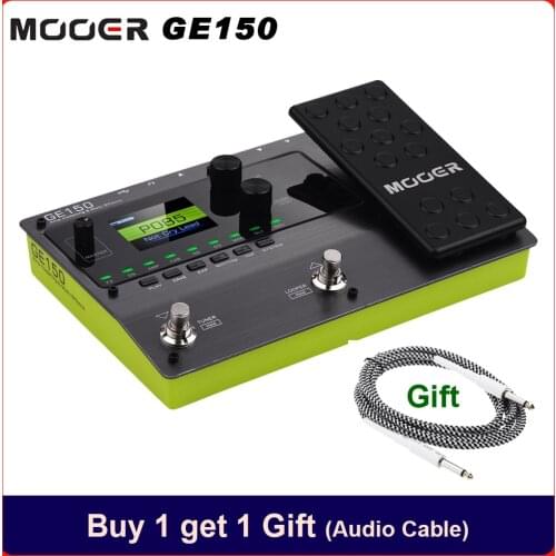 MOOER GE150 Guitar Effect Pedal Guitar Pedal 55 Amplifier 151 Effect 80s Looper 40 Rhythms 10 Metronome for guitar accessories