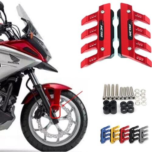 Motorcycle Front Fender Side Protection Guard Mudguard Sliders For HONDA NC750X NC750S NC 750 Accessories universal