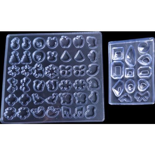 QIAOQIAO DIY 2PCS/LOT DIY Silicone Earing Ear Stud Mold Making Jewelry Resin Casting Mould Craft earing moulds
