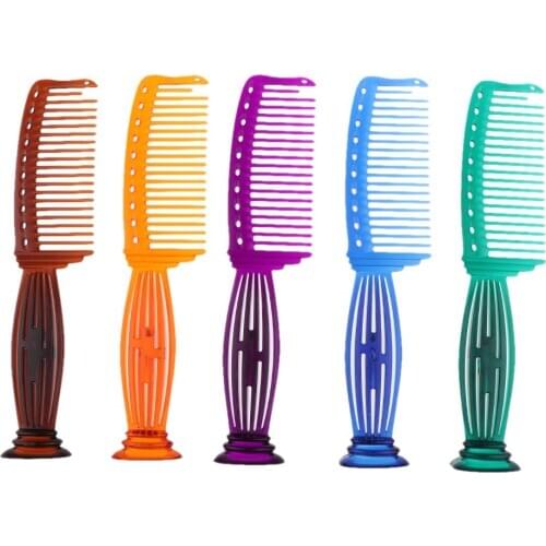 22cm Plastic Coarse Teeth Rake Comb Massage Salon Haircutting Brush for Styling, Grooming Detangling Wide-tooth Hair Comb