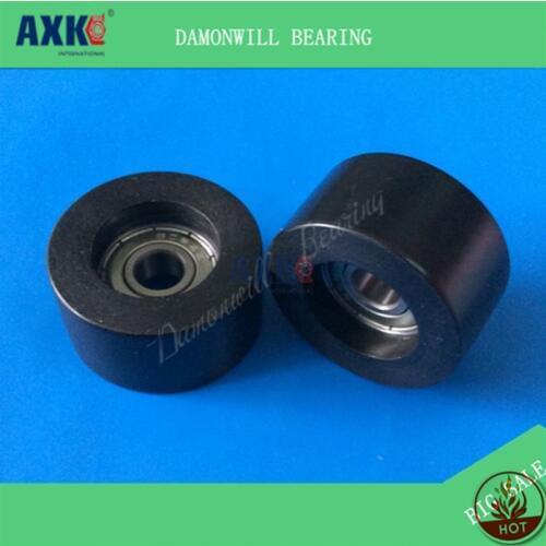 Roller 8*35*18POM nylon wheel 608 4PCS 8X35X18MM 608PU rubberized bearing pulley polyurethane wheel bearing wheel