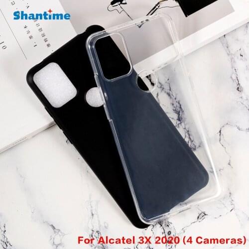 For Alcatel 3X 2020 (4 Cameras) Gel Pudding Silicone Phone Protective Back Shell For Alcatel 5X 5061 Soft TPU Case