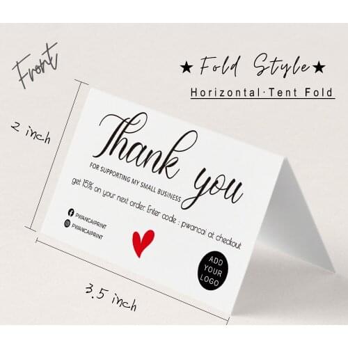 Modern Small Business Thank You Cards Template,Minimalist Business Thank You Card,Packaging Insert,Business Order Insert Card