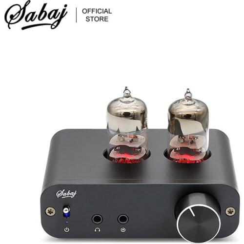 Sabaj PHA3 Vacuum Tube Headphone Amp 2X6J9 Low Ground Noise Integrated Stereo Amp Audio HIFI Output Protection for Headphone