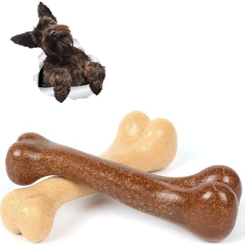 Chew Game Dental Care Nearly Indestructible Dog Bone Natural Non-Toxic Puppy Toys For Small Medium Large Pet Dogs