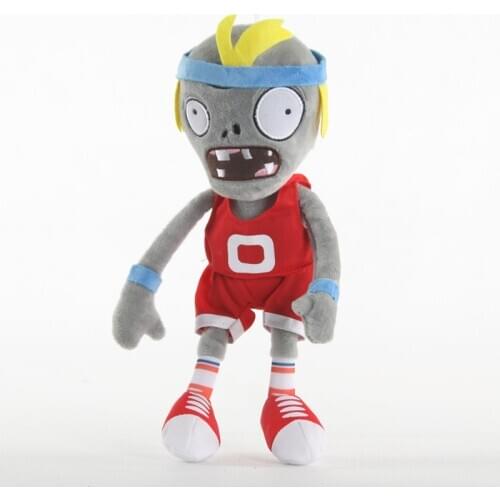 1pcs 30cm Plants vs Zombies Sport Zombie Plush Toys Doll Plants vs Zombies PVZ Zombies Soft Stuffed Toys for Children Kids Gifts