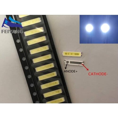 1000PCS FOR SEOUL SMD 8520 6V 2-CHIP LED Backlight 1W 8520 6V Cool white 95-100LM TV Application COLD WHITE