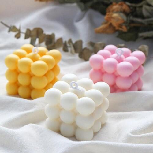 3d Candle Mould Silicone Mold Hand-made Soy Shaped Aromatherapy Plaster Candles Mold Diy Chocolate Mold Candle Making Kitchen