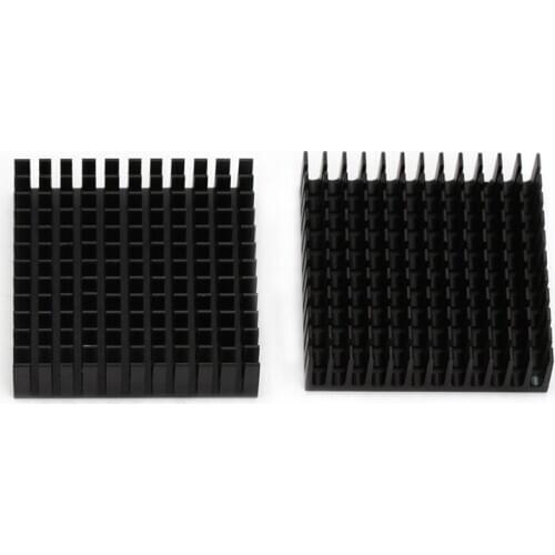 2Pcs Radiator Aluminum Heatsink Extruded Profile Heat Dissipation for Electronic