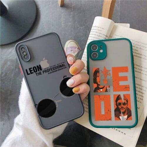Professional Killer Leon Uncle Girl Couple Phone Case Hard Transparent Cover For iPhone 11 Pro 12 XS MAX X XR SE20 8 6s 7 Plus