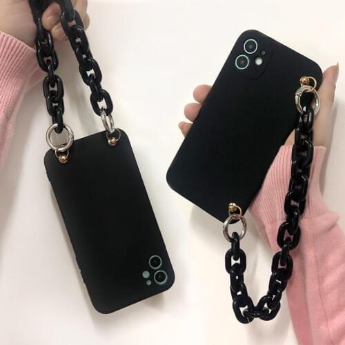 Case for OPPO Reno4 F 4 Lite SE 3 Pro 2 Z Fashion Hot Bracelet Chain Soft TPU Phone Cover for OPPO Realme Q2 Pro Q2i V3 V5 X50