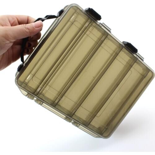 Fishing Lure 20cm*15cm*5cm Box Double Sided Tackle Box Fishing Lure Pesca Accessories Box Minnows Bait Fishing Tackle Container