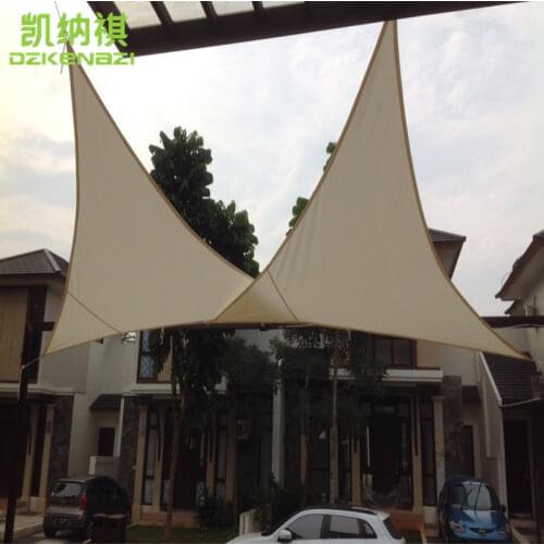 4 x 4 x 4 M/PCS Waterproof fabrics Triangular Sun Shade Sail used for pool sun shade awning
