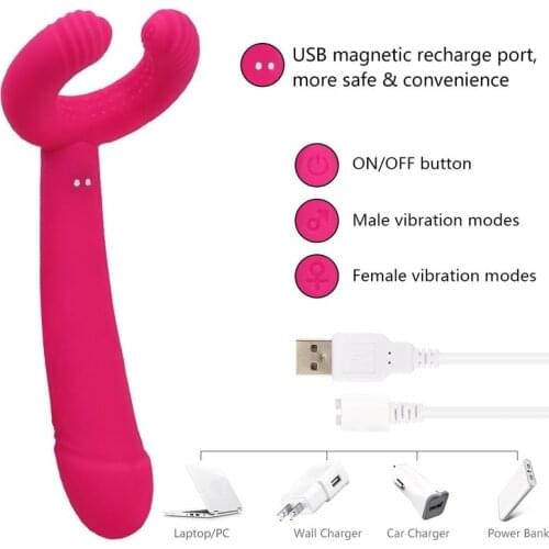 Dildo Vibrator Nipple G-spot Three Motor Clip Stimulator Female Masturbation Vagina Anal Massager Adult Sex Toys for Woman Man