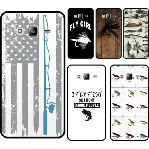 Fly Fishing Lure For Samsung Galaxy A3 A5 2017 J3 J7 J5 2016 J4 J6 J8 A6 A8 Plus J2 Core 2018 Phone Cover