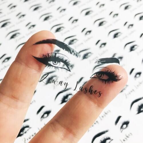 100PCS, personalized, custom name stickers, cosmetic stickers, lip gloss tube labels, lip gloss stickers, logos, eyelash sticker