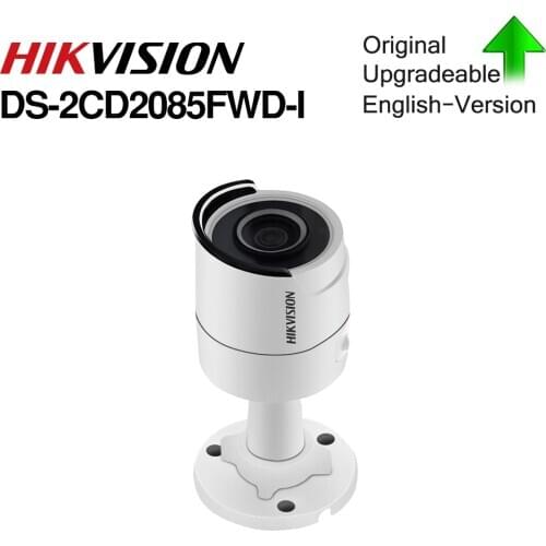 Hikvision Original IP Camera 8MP DS-2CD2085FWD-I Bullet network CCTV Camera Updateable POE WDR POE SD Card Slot