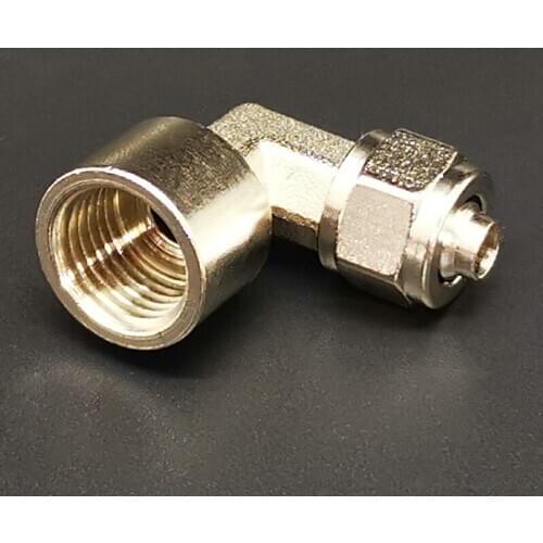 Pneumatic Fast Twist Tube Pipe Fitting 6mm 8mm 10mm 12mm x 1/8" 1/4" BSP Female Elbow Quick Coupler Connector