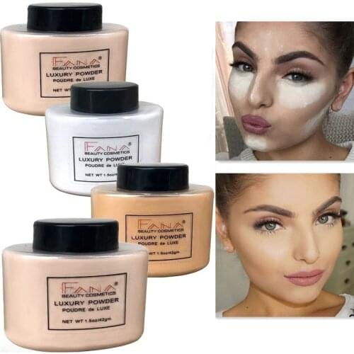 Face Foundation Powder Oil Control Contour Full CoverBanana Powder Translucent Mineral Makeup Base Matte Foundation Make Up