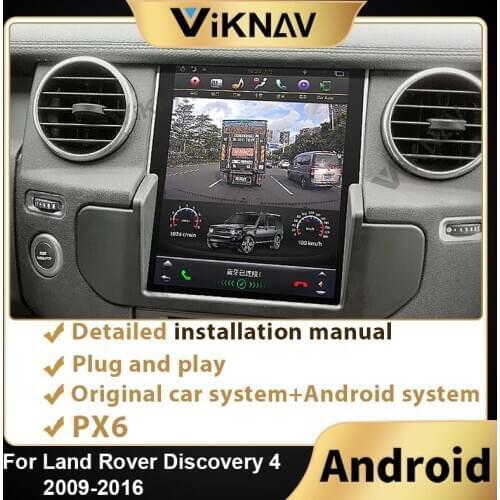 PX6 Android Tesla style car radio multimedia player for Land Rover Discovery 4 2009-2016 car autoradio GPS navigation DVD player
