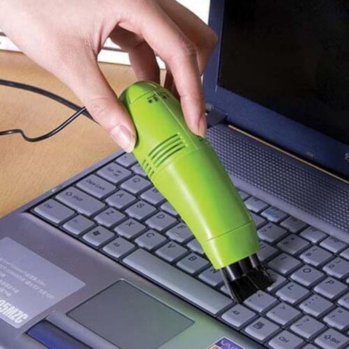 Enhanced USB Keyboard Vacuum Cleaner Mini Computer Keyboard Cleaner Keyboard Brush Laptop Brush Dust Cleaning Kit Cleaning Tool