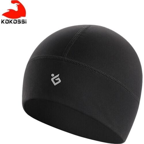 KoKossi Cycling Caps Winter Warm Fleece Hats Thermal Bicycle Cap Headwear Gorra Ciclismo Windproof Running Skiing Bike Caps