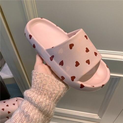 Japanese Korean fashion slippers 2021 womens thick-soled indoor slippers shoes for women slippers women