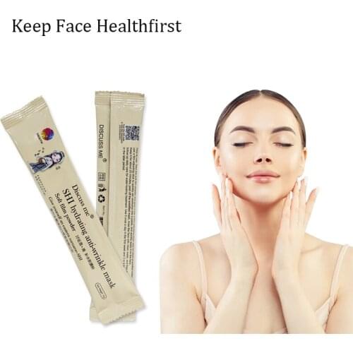 1pcs/16g Hyaluronic Acid Soft Mask Powder Skin Care Anti Aging Anti Wrinkle Peel Off Moisturizing Face Film YANG/WANG