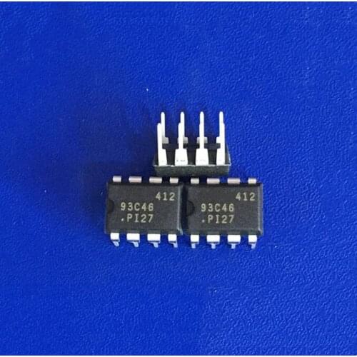 10PCS AT93C46 93C46 DIP-8 EEPROM 64x16 original