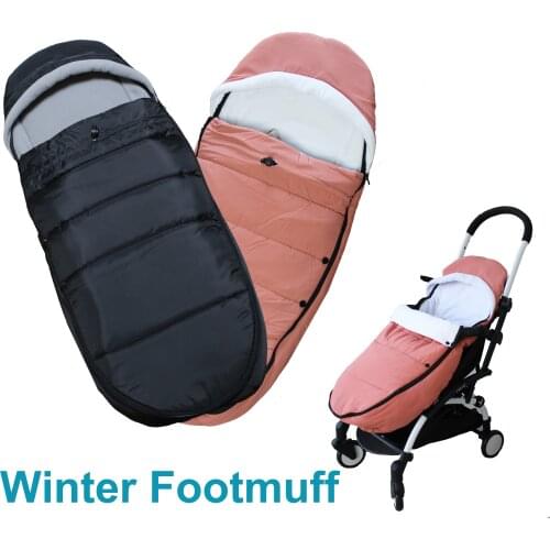Winter baby stroller accessories footmuff or sleeping bags for Babyzen YOYO BUGABOO BEE5 Cybex chicoo Pram strollers