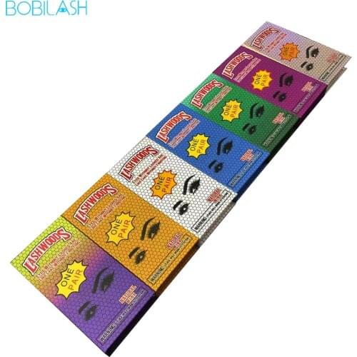 Wholesale 5/10/20/30/40PCS Eyelash Box Package Storage Box Empty Lash Boxes Eyelashes For 3d Mink Eyelashes Magnetic Case Bulk